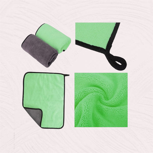 Microfiber Car & Bike Cleaning Cloth | OG Soft 400 GSM | Large 40x40 cm (Pack of 1)