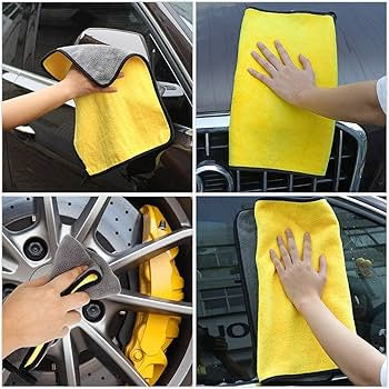 Microfiber Car & Bike Cleaning Cloth | OG Soft 400 GSM | Large 40x40 cm (Pack of 1)