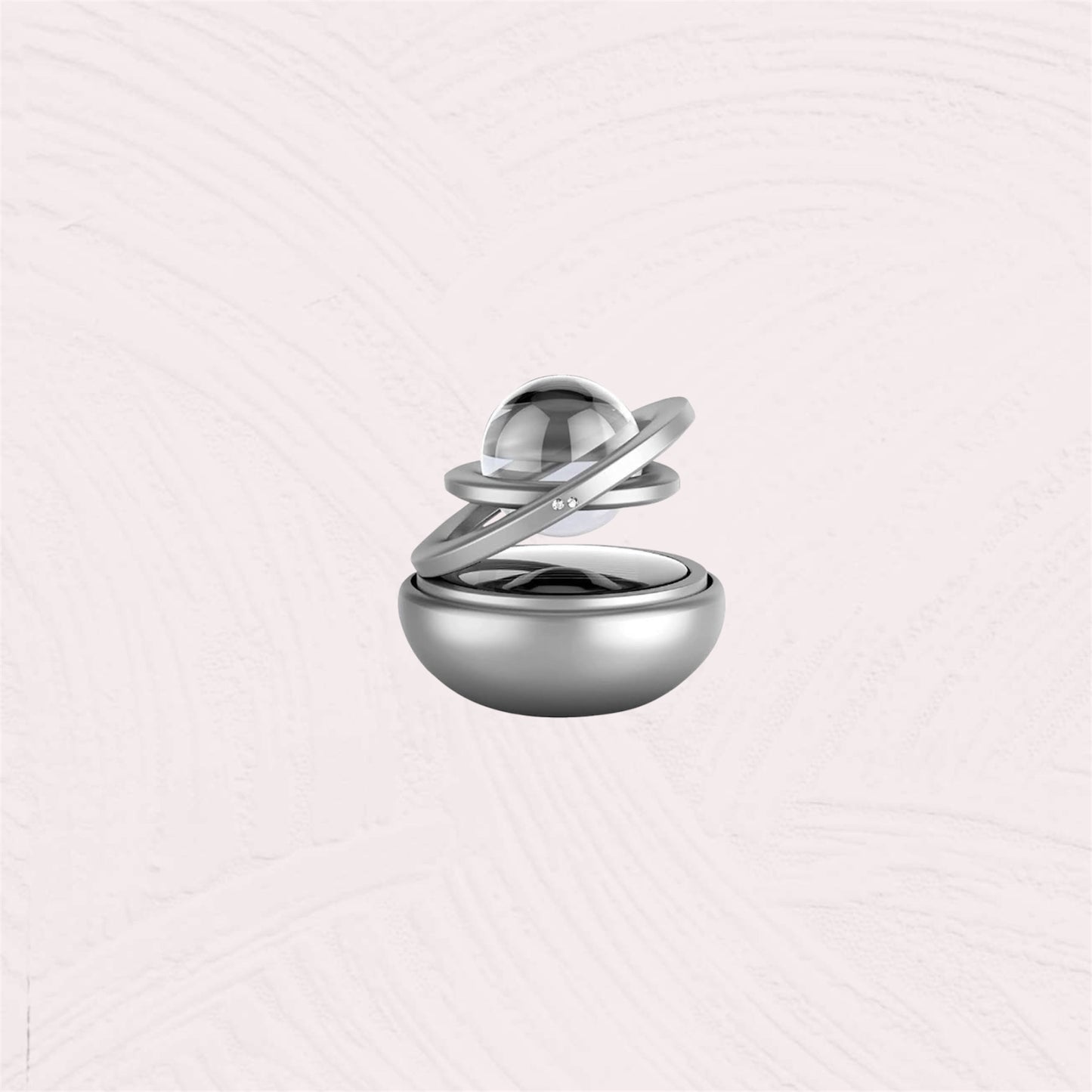 SOLAR-POWERED CAR AIR FRESHENER WITH CRYSTAL BALL