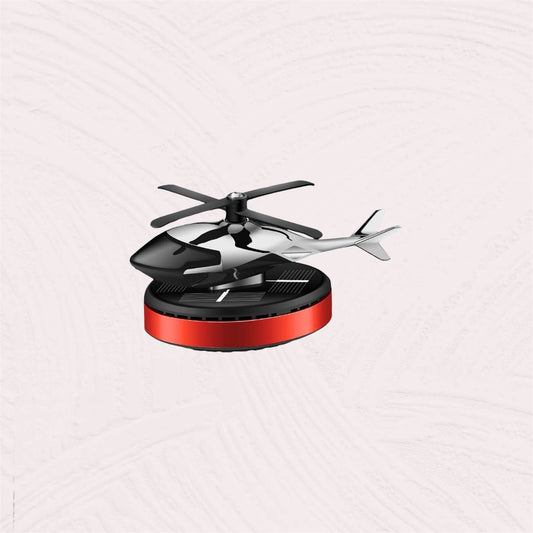 SOLAR-POWERED HELICOPTER CAR AIR FRESHENER