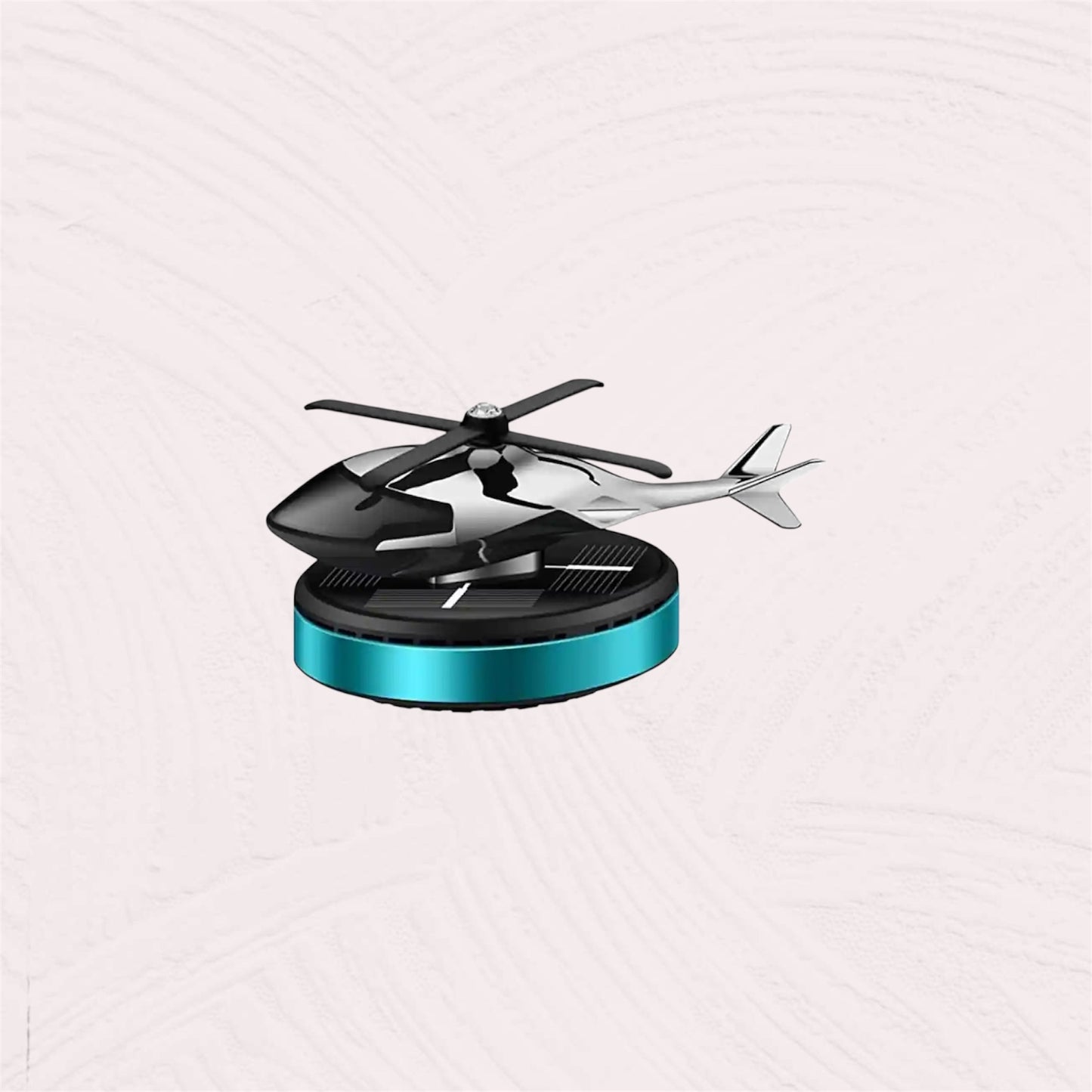 SOLAR-POWERED HELICOPTER CAR AIR FRESHENER