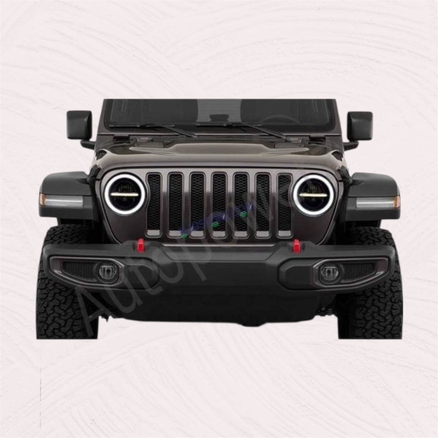 7-Inch MINUS WITH RING LED Headlight with DRL– Plug & Play