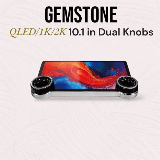 GEMSTONE QLED/1K/2K 10.1 in Dual Knobs ANDROID ( 4+ 64GB)