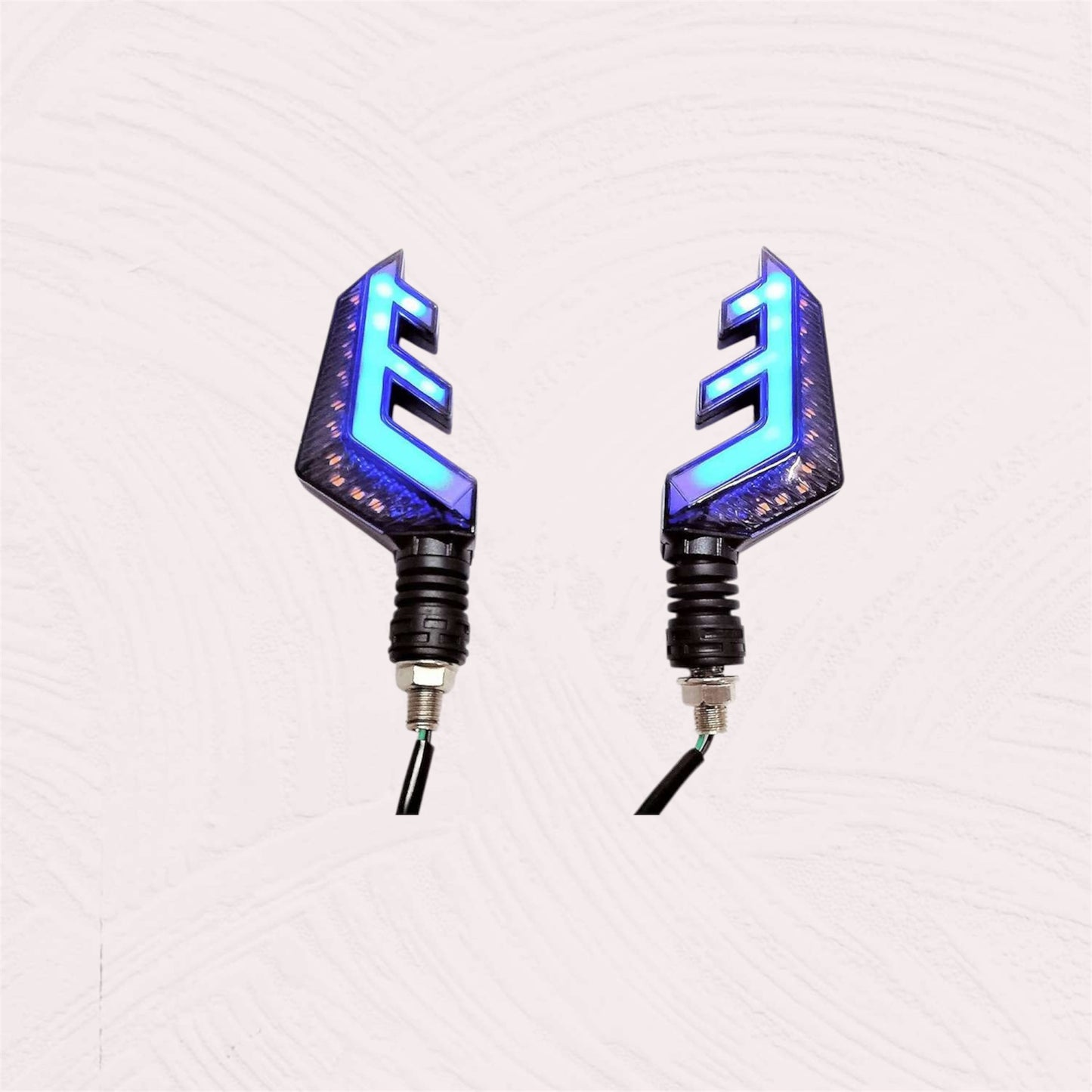 Universal Motorcycle LED Turn Signal & Brake Light – (Set of 2)