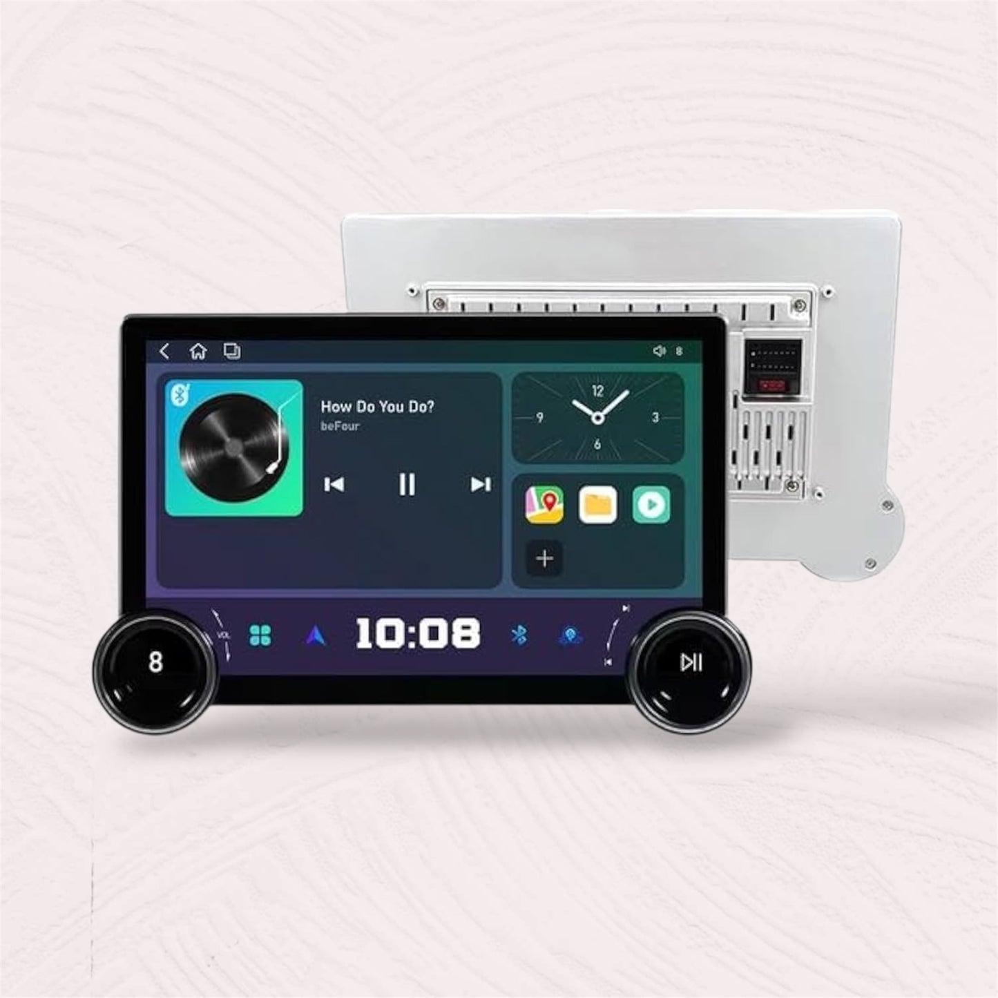 GEMSTONE QLED/1K/2K 10.1 in Dual Knobs ANDROID ( 4+ 64GB)