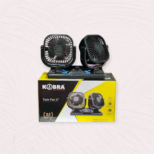 KOBRA Twin Fan 4” - 12V