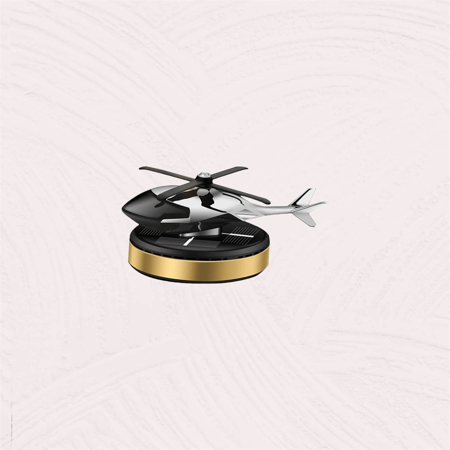 SOLAR-POWERED HELICOPTER CAR AIR FRESHENER
