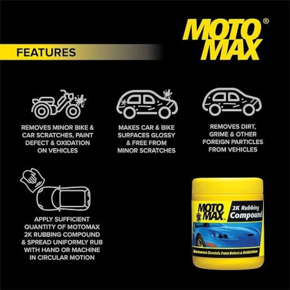Motomax 2K Rubbing Compound 100g – Scratch Remover